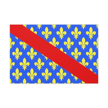 Flag of Allier France 2 - Canvas Wall Art - The Sticker Space