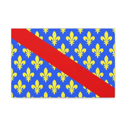 Flag of Allier France 2 - Canvas Wall Art - The Sticker Space