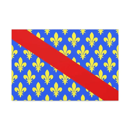 Flag of Allier France 2 - Canvas Wall Art - The Sticker Space