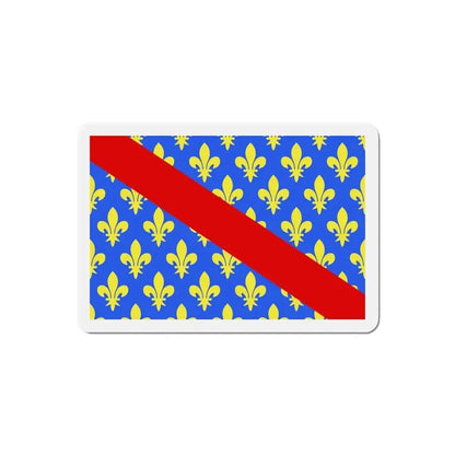 Flag of Allier France 2 - Refrigerator Magnet 4 Inch - The Sticker Space