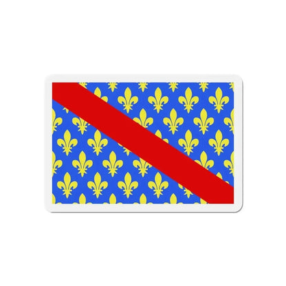 Flag of Allier France 2 - Refrigerator Magnet - The Sticker Space