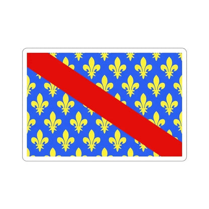 Flag of Allier France 2 STICKER Vinyl Die-Cut Decal 2 Inch - The Sticker Space