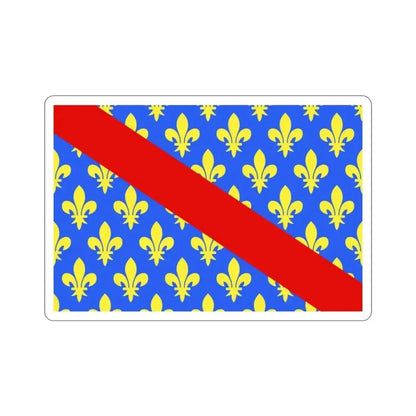 Flag of Allier France 2 STICKER Vinyl Die-Cut Decal 2 Inch - The Sticker Space