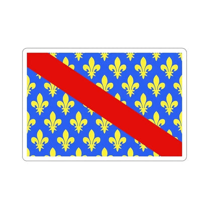 Flag of Allier France 2 STICKER Vinyl Die-Cut Decal 4 Inch - The Sticker Space