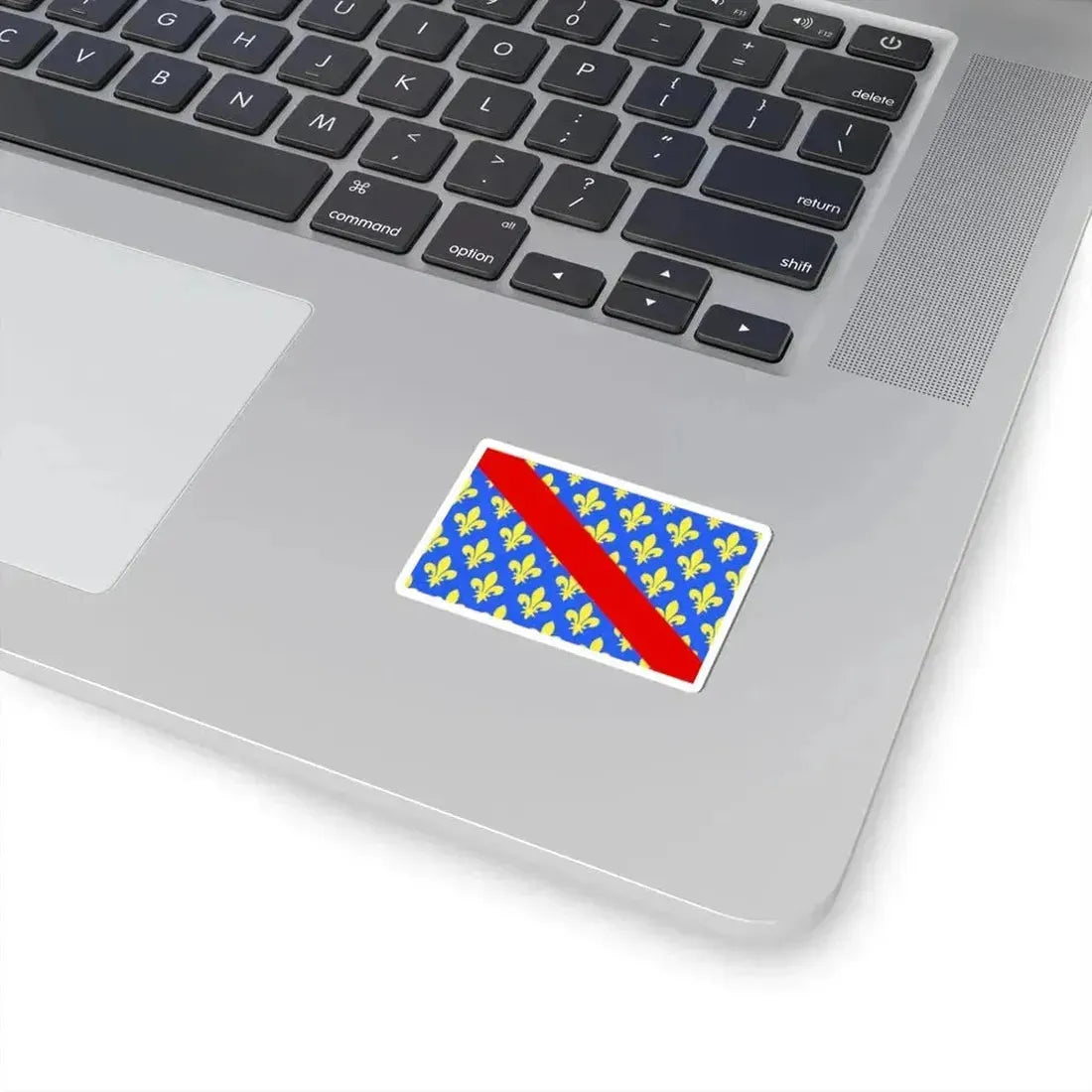 Flag of Allier France 2 - STICKER Vinyl Kiss-Cut Decal - The Sticker Space
