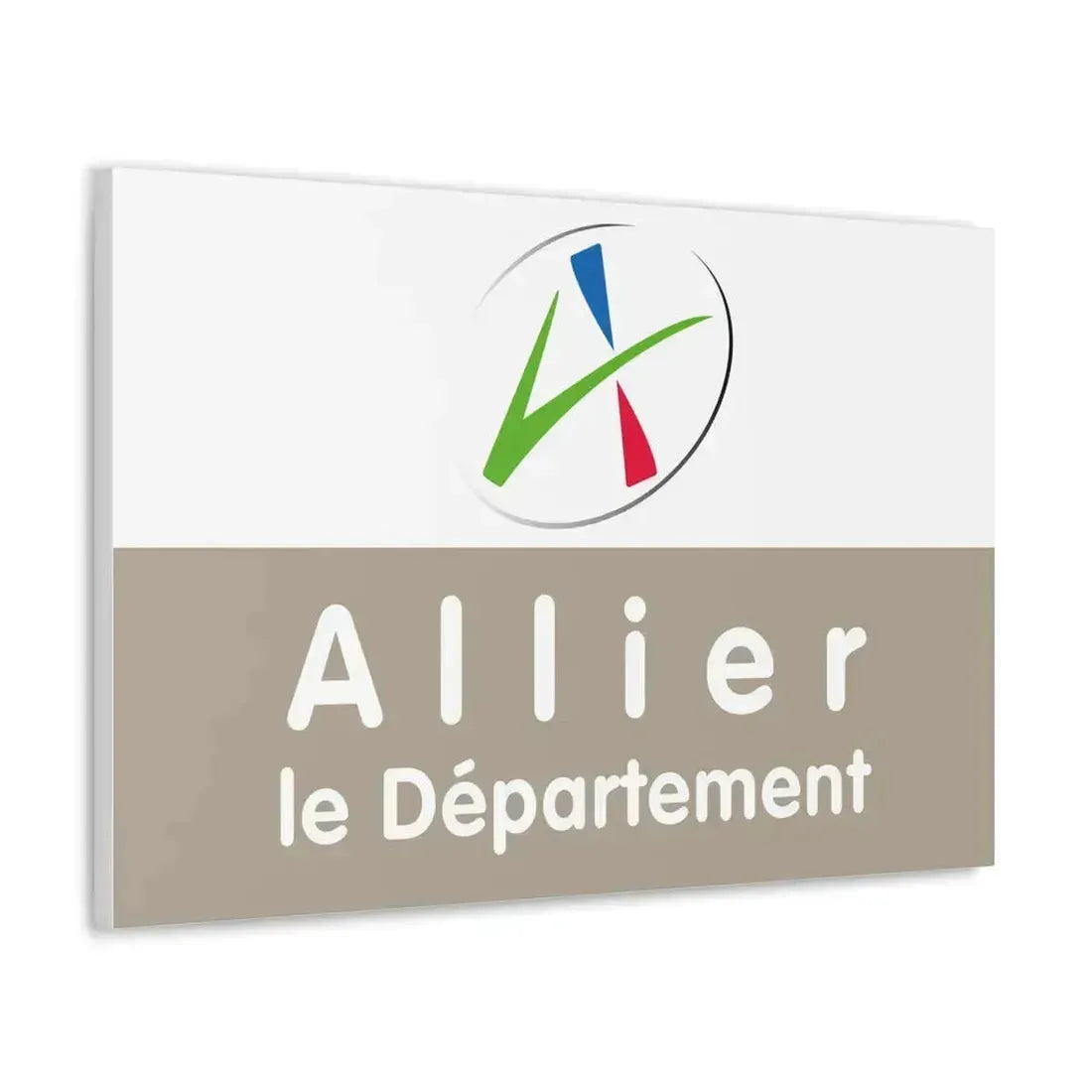 Flag of Allier France - Canvas Wall Art - The Sticker Space