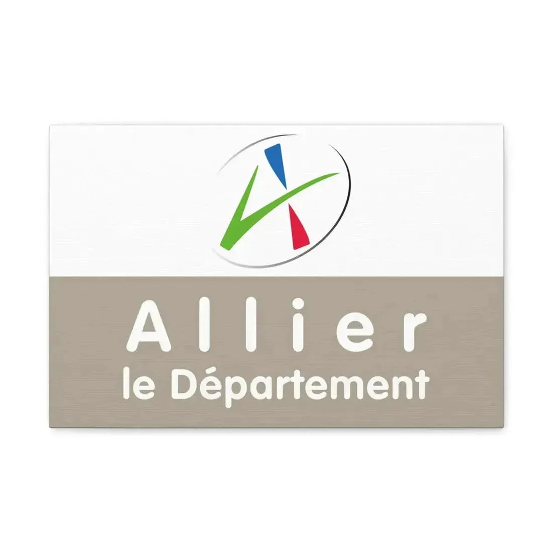 Flag of Allier France - Canvas Wall Art - The Sticker Space