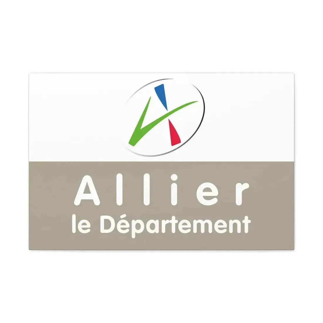 Flag of Allier France - Canvas Wall Art - The Sticker Space