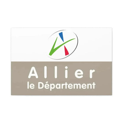 Flag of Allier France - Canvas Wall Art - The Sticker Space