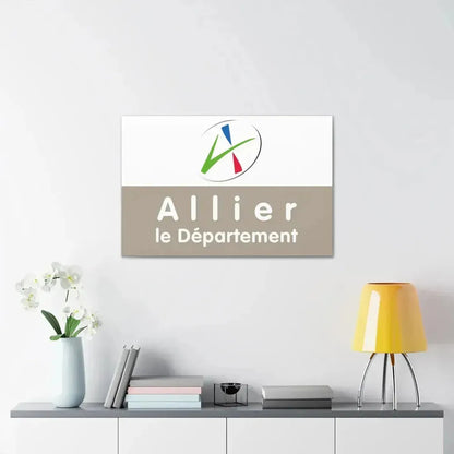 Flag of Allier France - Canvas Wall Art - The Sticker Space