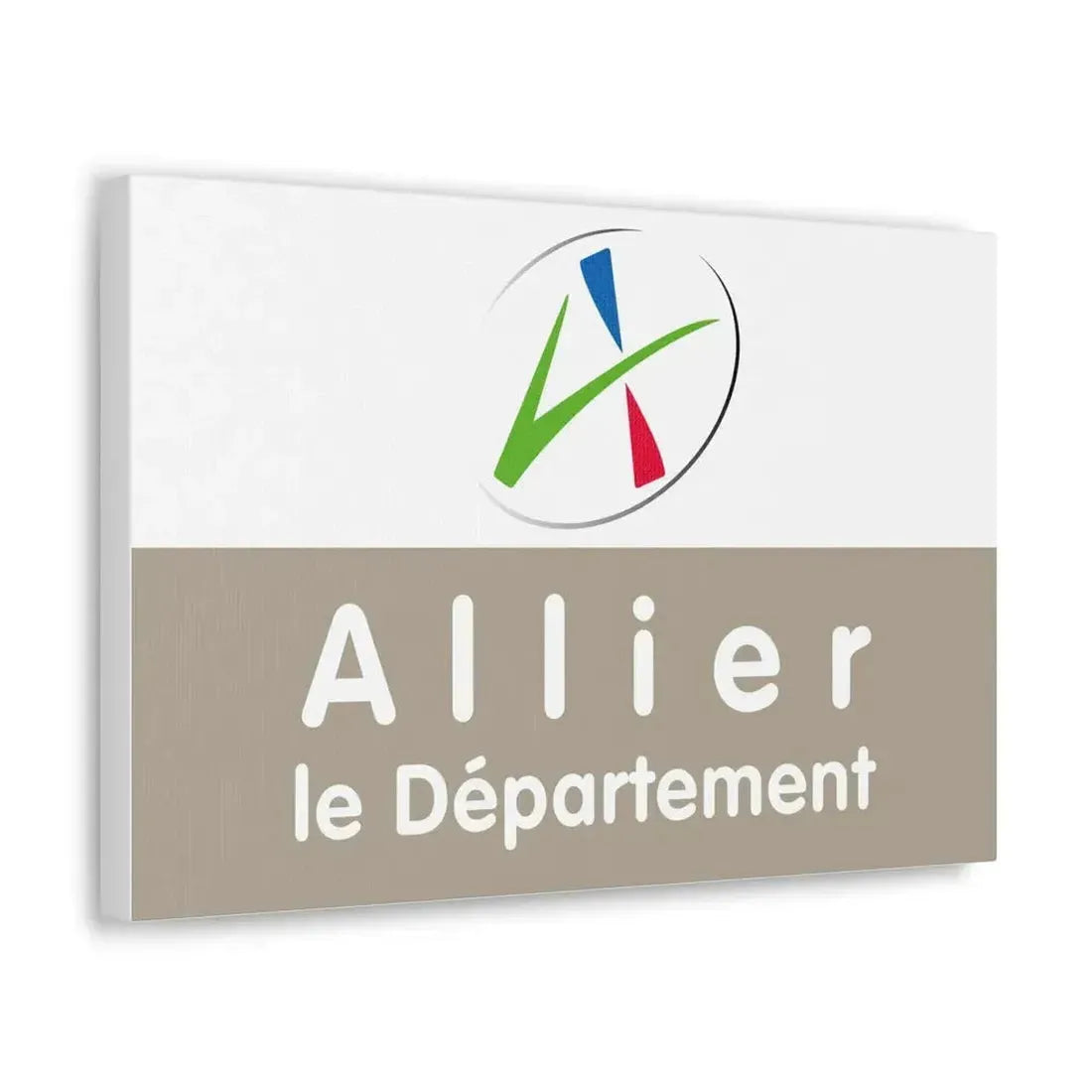 Flag of Allier France - Canvas Wall Art - The Sticker Space