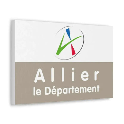 Flag of Allier France - Canvas Wall Art - The Sticker Space