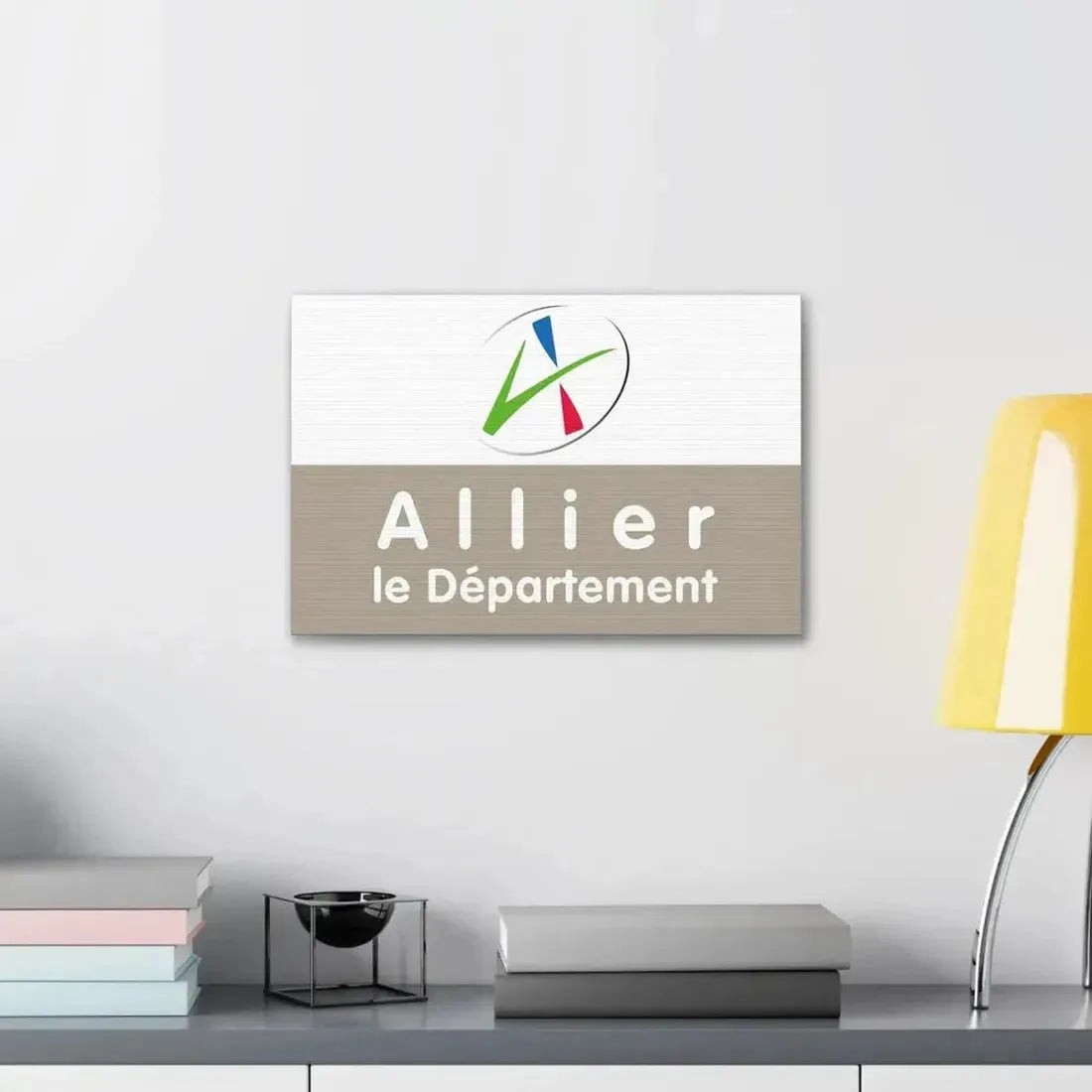 Flag of Allier France - Canvas Wall Art - The Sticker Space