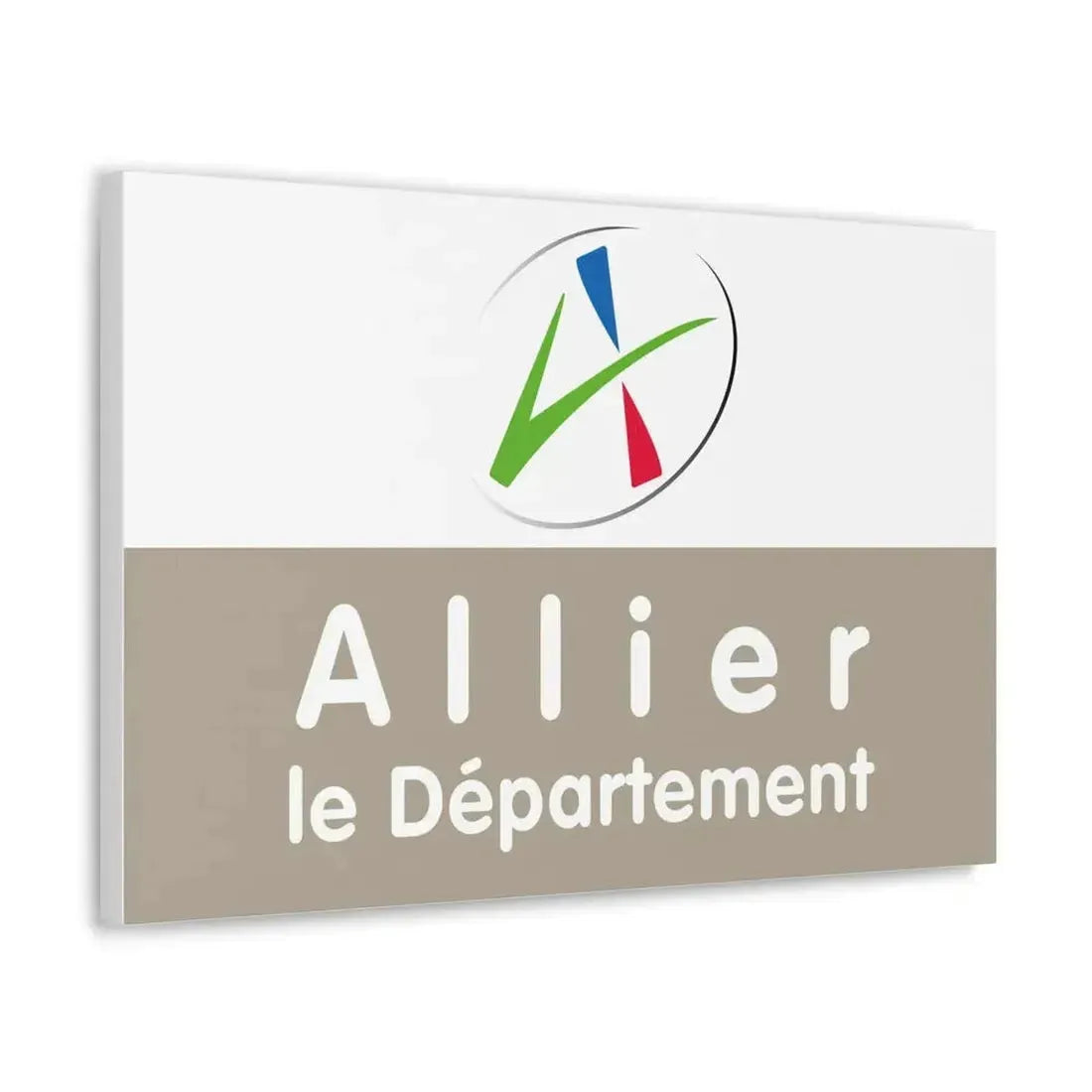 Flag of Allier France - Canvas Wall Art - The Sticker Space