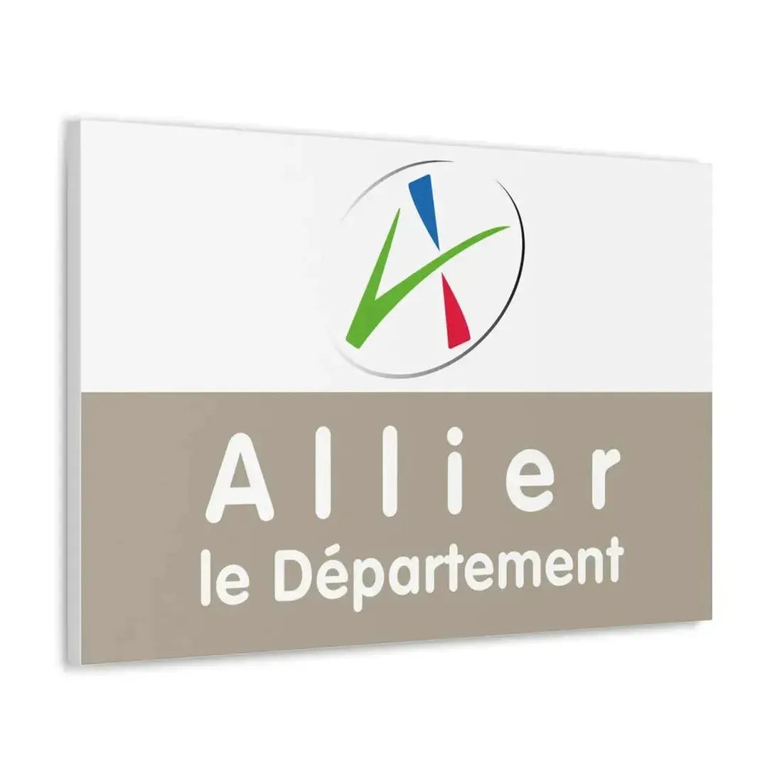 Flag of Allier France - Canvas Wall Art - The Sticker Space