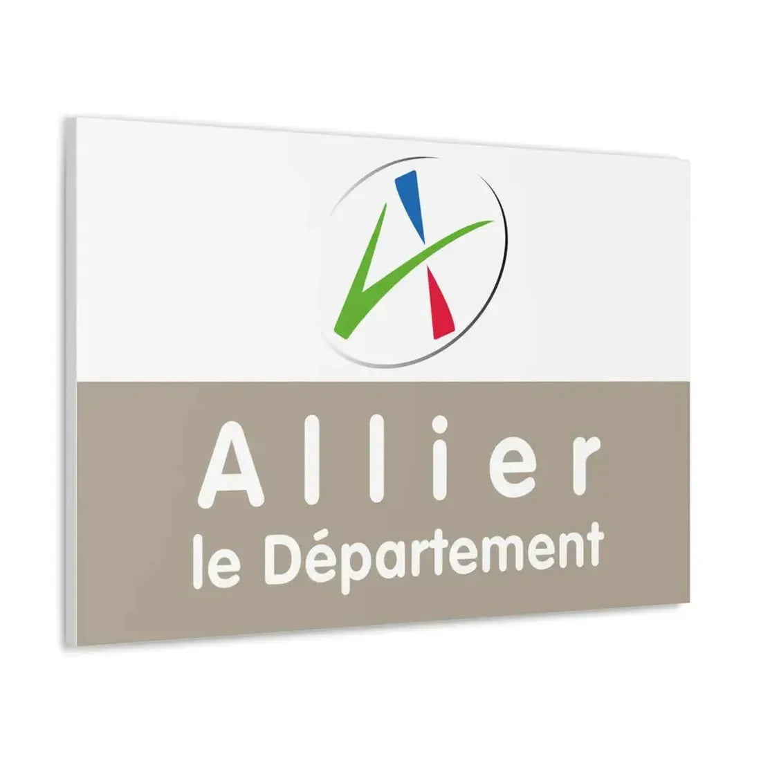 Flag of Allier France - Canvas Wall Art - The Sticker Space