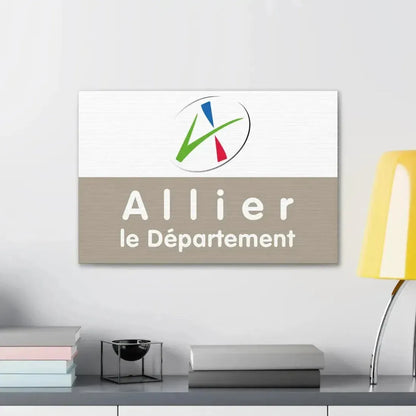 Flag of Allier France - Canvas Wall Art - The Sticker Space
