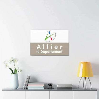 Flag of Allier France - Canvas Wall Art - The Sticker Space