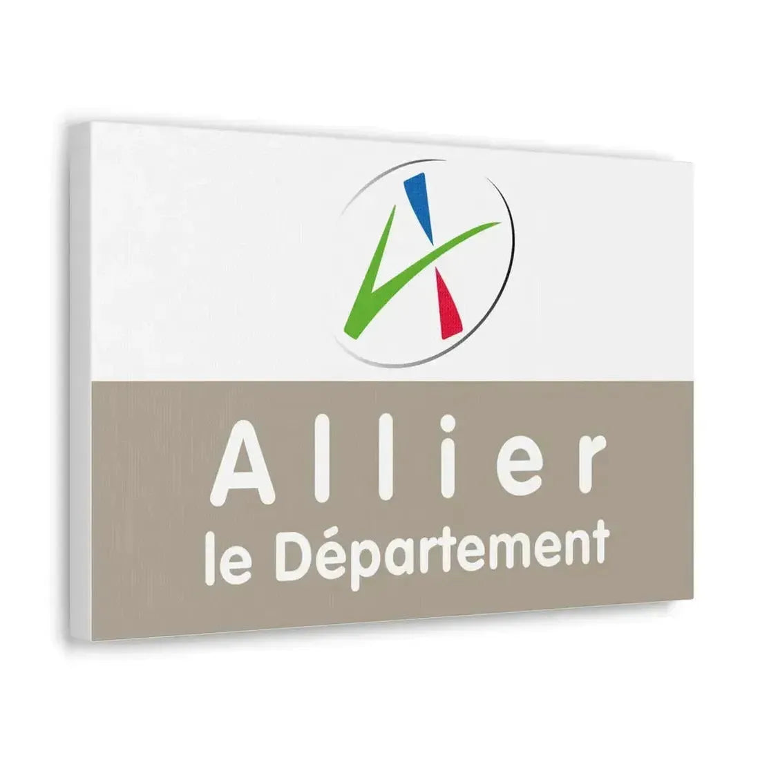 Flag of Allier France - Canvas Wall Art - The Sticker Space