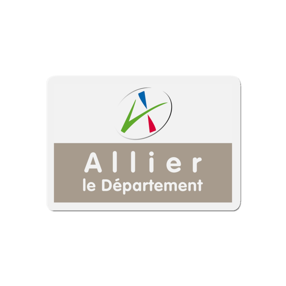 Flag of Allier France - Die-Cut Magnet-4" x 4"-The Sticker Space