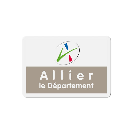 Flag of Allier France - Die-Cut Magnet-6 × 6"-The Sticker Space