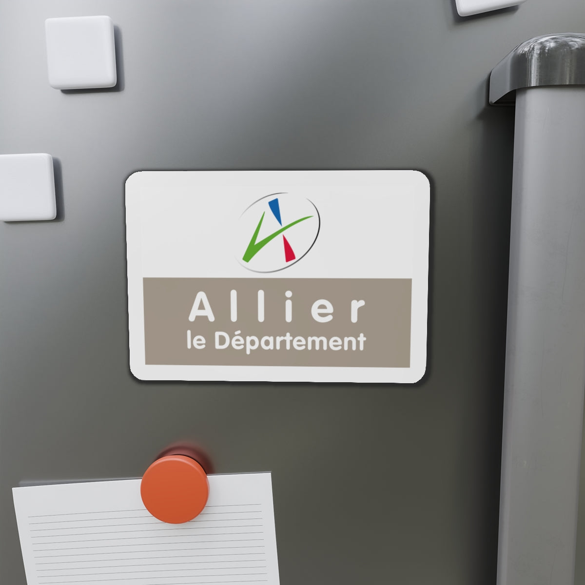 Flag of Allier France - Die-Cut Magnet-The Sticker Space