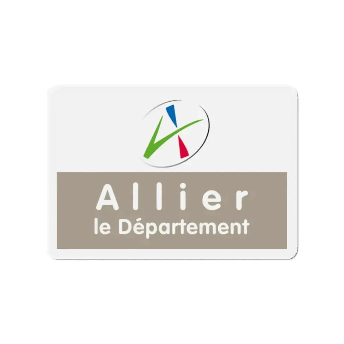 Flag of Allier France - Refrigerator Magnet 2 Inch - The Sticker Space