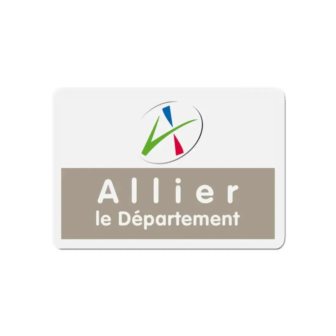 Flag of Allier France - Refrigerator Magnet 3 Inch - The Sticker Space