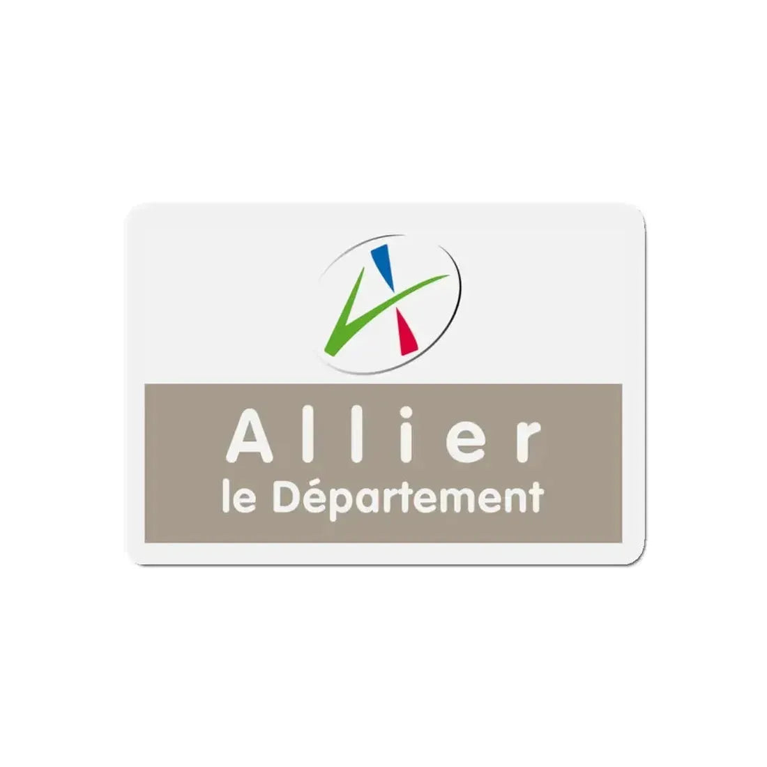 Flag of Allier France - Refrigerator Magnet 4 Inch - The Sticker Space