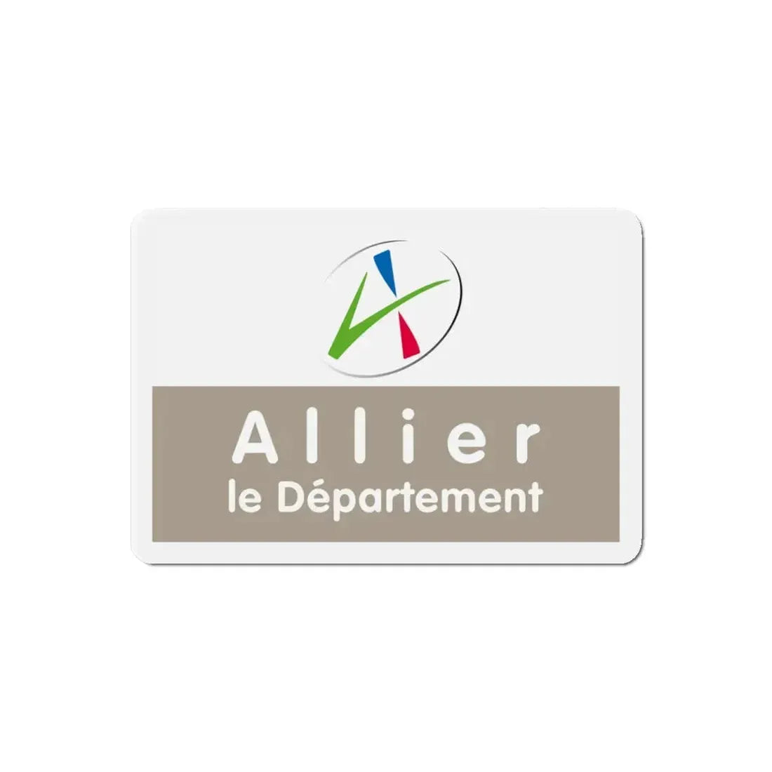 Flag of Allier France - Refrigerator Magnet 6 Inch - The Sticker Space