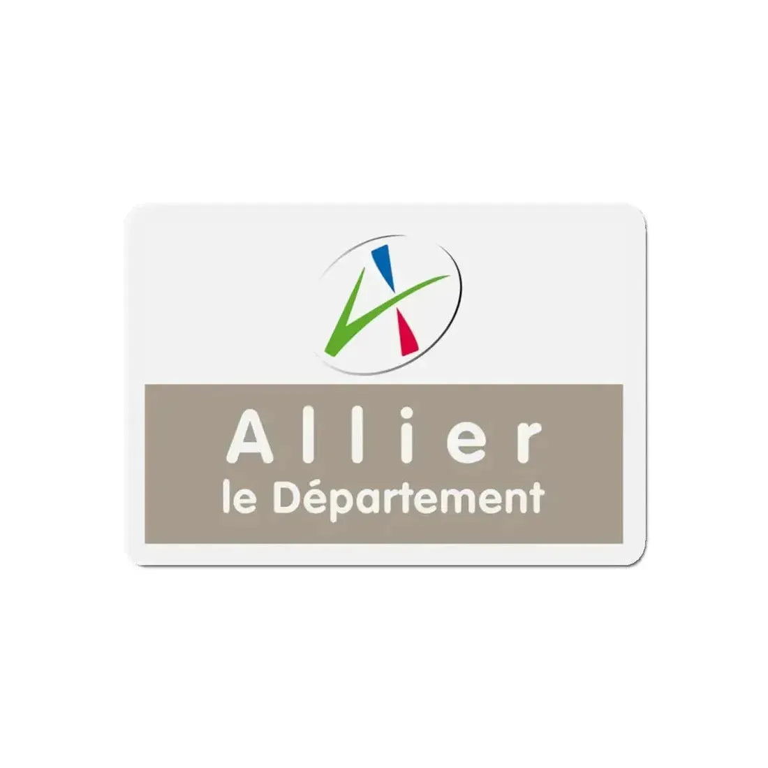 Flag of Allier France - Refrigerator Magnet - The Sticker Space