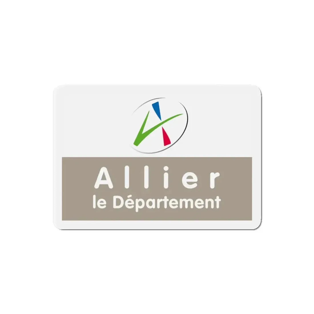 Flag of Allier France - Refrigerator Magnet - The Sticker Space