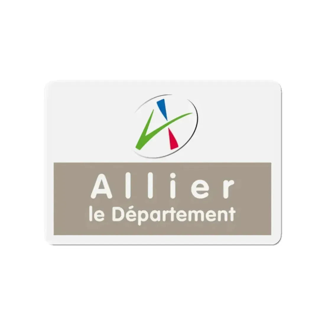 Flag of Allier France - Refrigerator Magnet - The Sticker Space