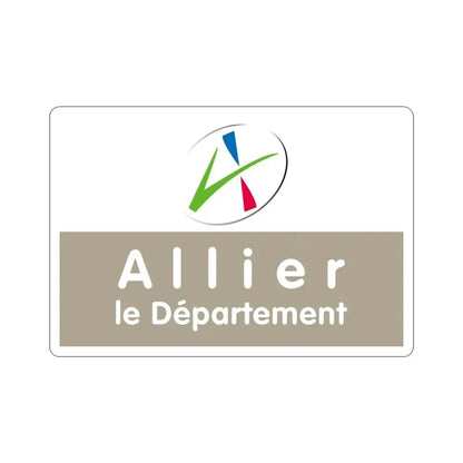 Flag of Allier France STICKER Vinyl Die-Cut Decal 3 Inch - The Sticker Space