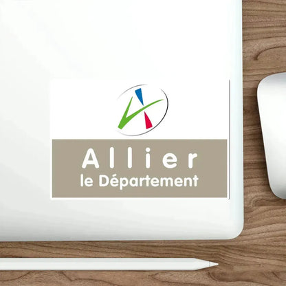 Flag of Allier France STICKER Vinyl Die-Cut Decal - The Sticker Space