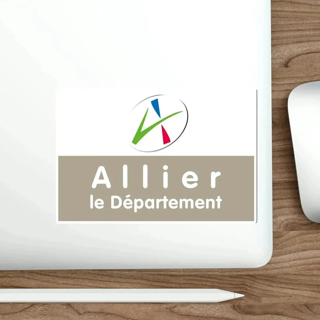 Flag of Allier France STICKER Vinyl Die-Cut Decal - The Sticker Space