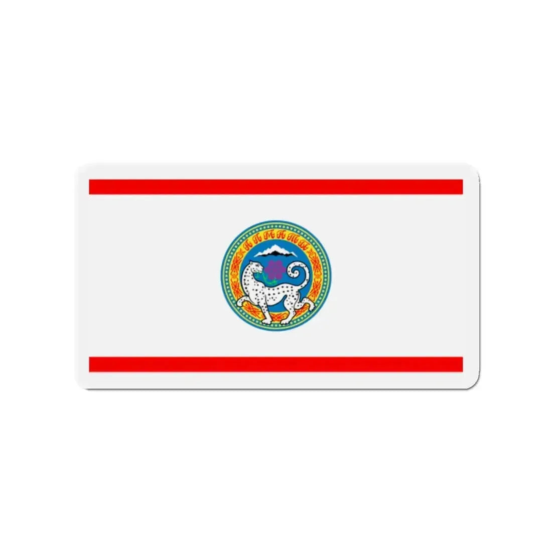 Flag of Almaty Kazakhstan - Refrigerator Magnet 2 Inch - The Sticker Space