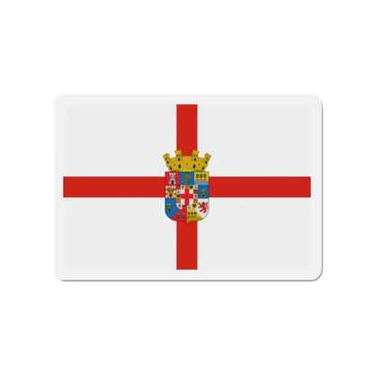 Flag of Almería Spain - Refrigerator Magnet 3 Inch - The Sticker Space