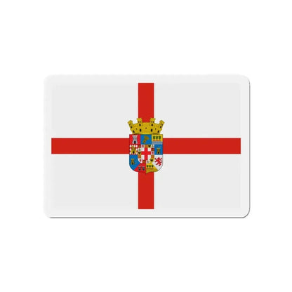 Flag of Almería Spain - Refrigerator Magnet 4 Inch - The Sticker Space
