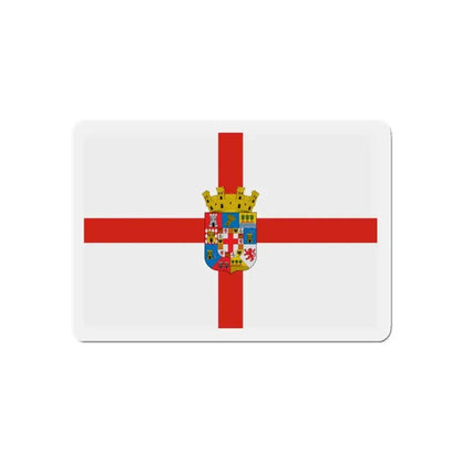 Flag of Almería Spain - Refrigerator Magnet 5 Inch - The Sticker Space