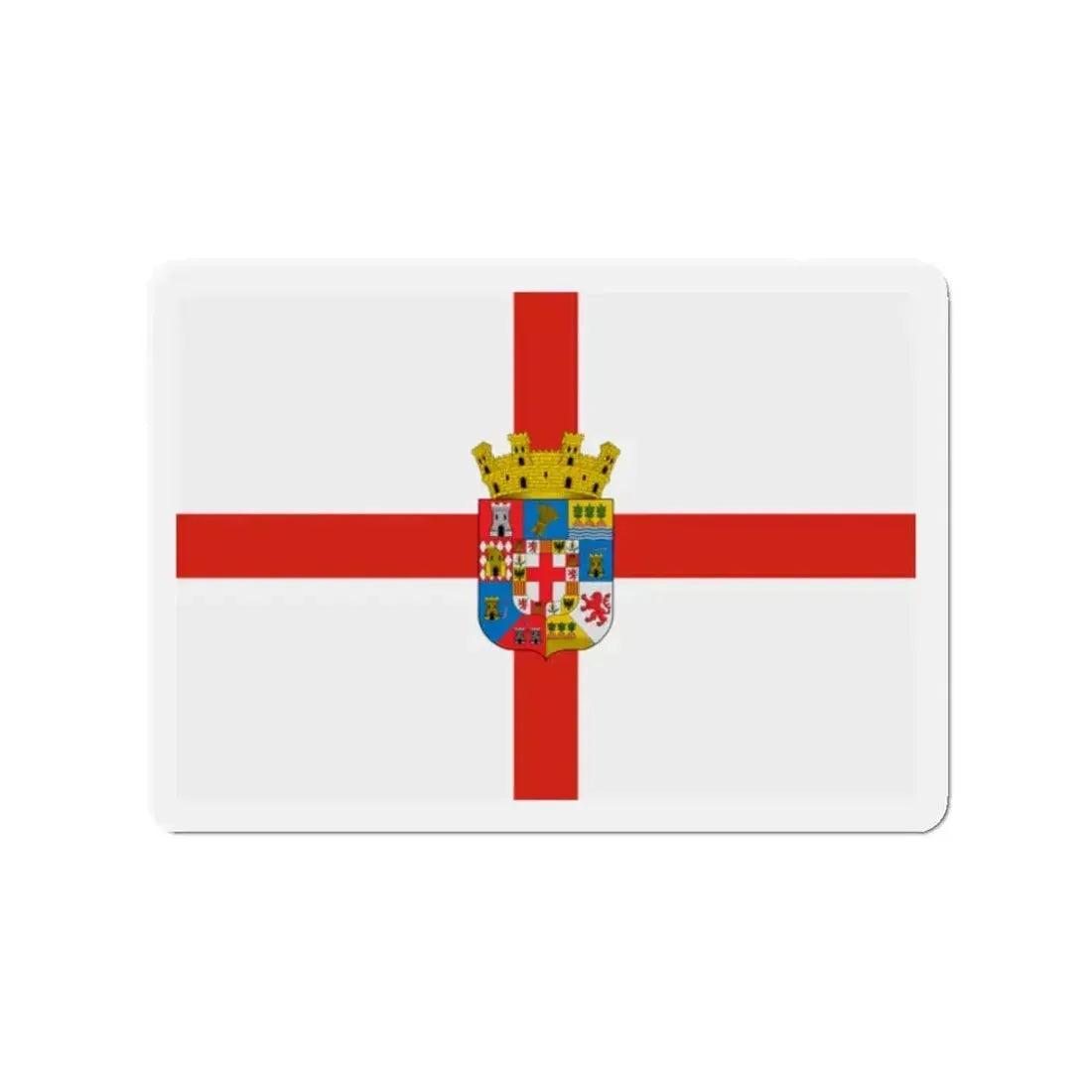 Flag of Almería Spain - Refrigerator Magnet - The Sticker Space