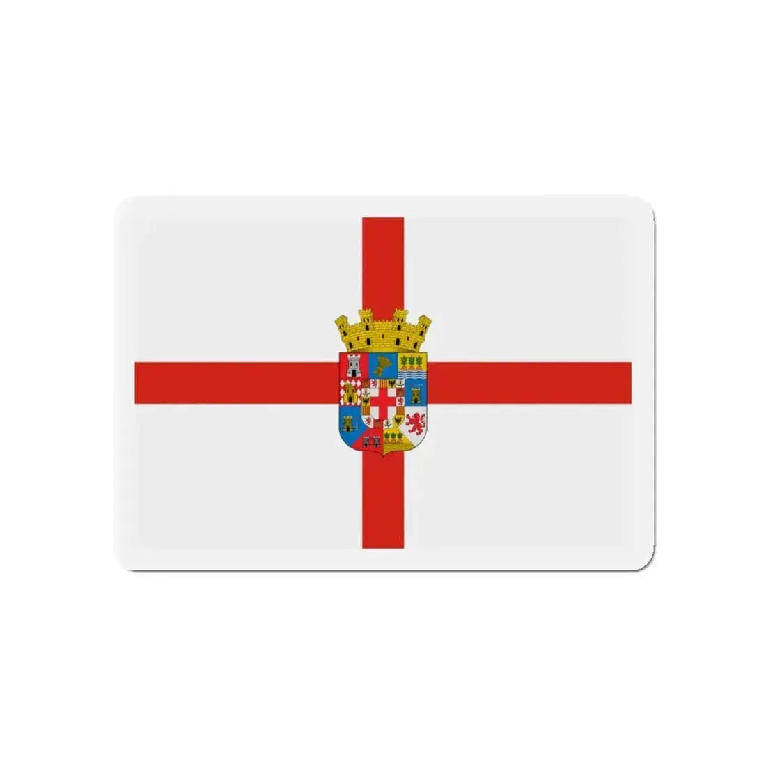 Flag of Almería Spain - Refrigerator Magnet - The Sticker Space