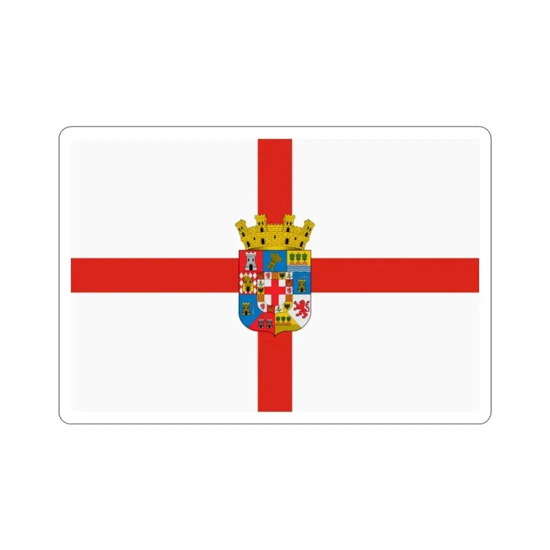 Flag of Almería Spain STICKER Vinyl Die-Cut Decal 2 Inch - The Sticker Space