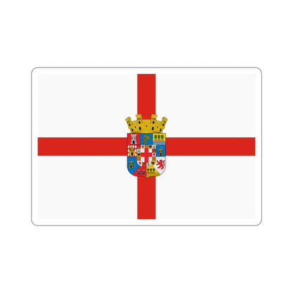 Flag of Almería Spain STICKER Vinyl Die-Cut Decal 5 Inch - The Sticker Space