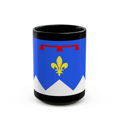 Flag of Alpes de Haute Provence France 2 - Black Coffee Mug-15oz-The Sticker Space