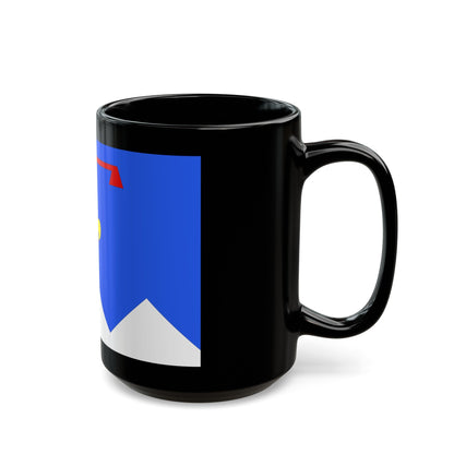 Flag of Alpes de Haute Provence France 2 - Black Coffee Mug-The Sticker Space