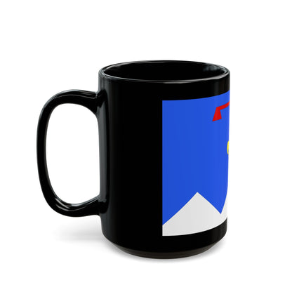 Flag of Alpes de Haute Provence France 2 - Black Coffee Mug-The Sticker Space