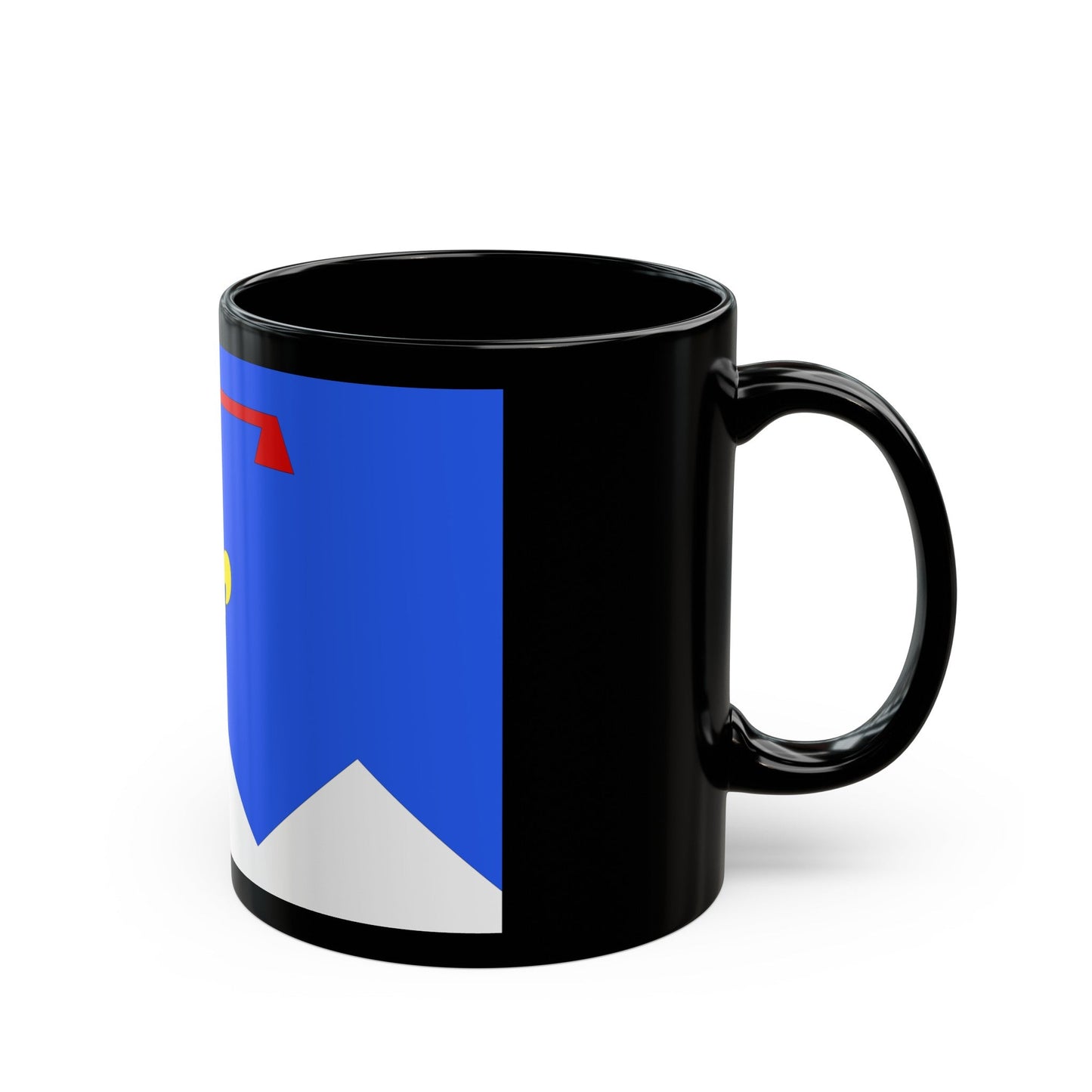 Flag of Alpes de Haute Provence France 2 - Black Coffee Mug-The Sticker Space