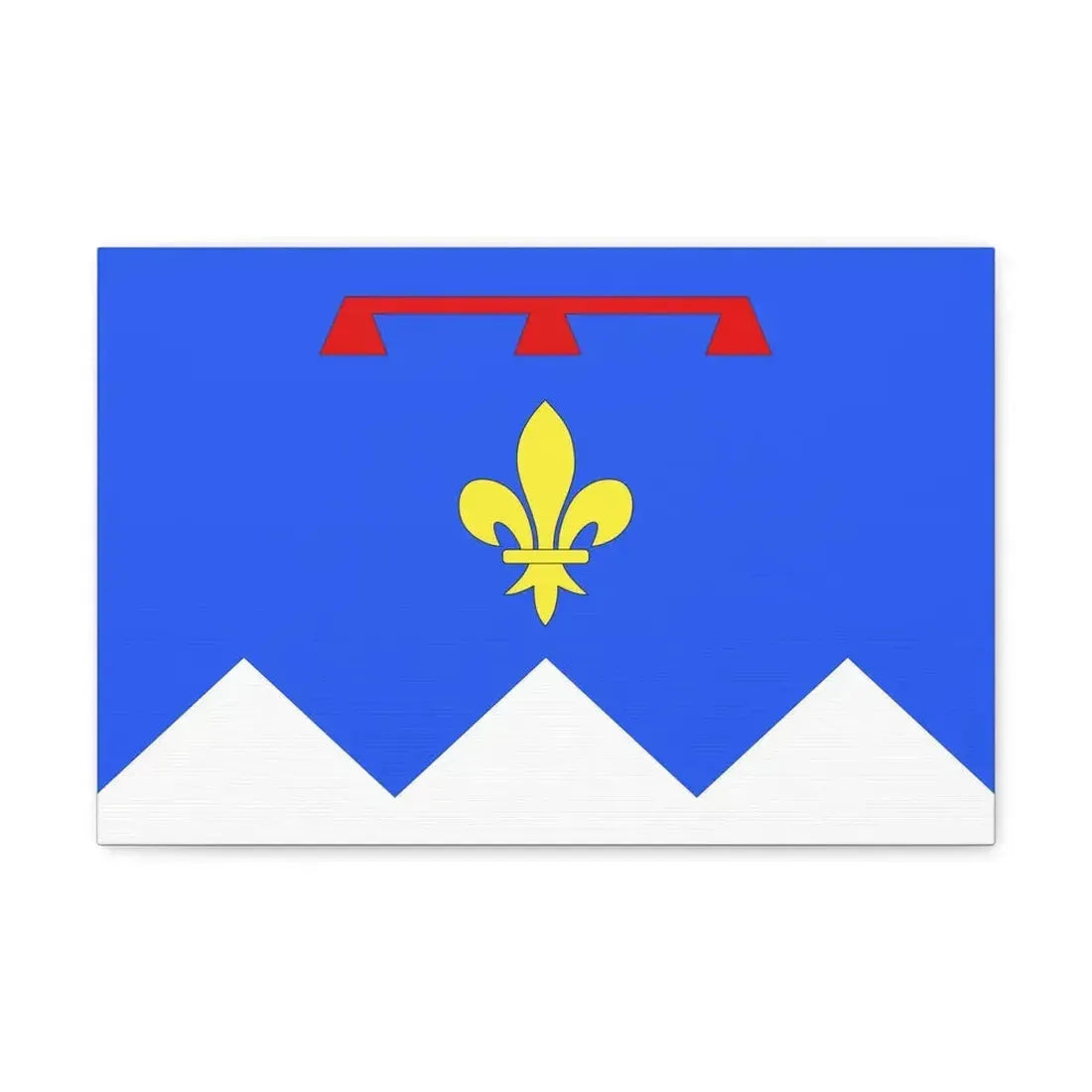 Flag of Alpes de Haute Provence France 2 - Canvas Wall Art 18″ x 12″ 1.25" - The Sticker Space
