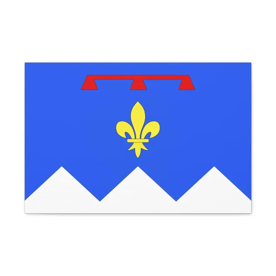 Flag of Alpes de Haute Provence France 2 - Canvas Wall Art 24″ x 16″ 1.25" - The Sticker Space